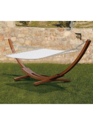 Ξύλινη Αιώρα Με Πανί 310 x 118 x 120(h)cm