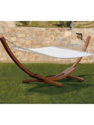 Ξύλινη Αιώρα Με Πανί 410 x 119 x 125(h)cm
