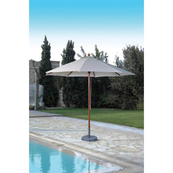 Στρογγυλή Ομπρέλα 300cm ,Με Βάση 30kg