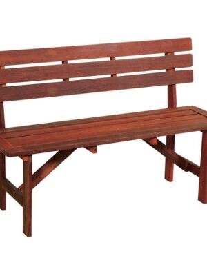 Ξύλινο Παγκάκι Red Shorea 120 x 46 x 79(h) cm