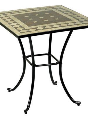 Τετράγωνο Μεταλλικό Τραπέζι Mosaic 70(W) x 70(L) x 75(H) cm