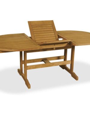 Ξύλινο Επεκτεινόμενο Τραπέζι Acacia Wood 180 + 60 = 240 x 100 x 72(h)cm