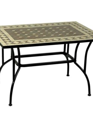 Παραλ/μο Μεταλλικό Τραπέζι Mosaic 90(W) x 150(L) x 75(H) cm