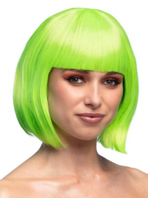 GREEN SHORT HAIR WIG