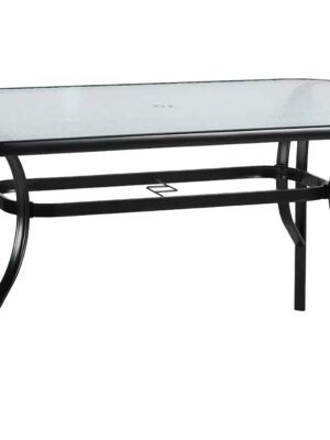 Μεταλλικό Παραλ/μο Τραπέζι Με Τζάμι 150 x 90 x 70(h)cm