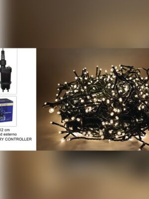 Χριστουγεννιάτικα Λαμπάκια 720LED Θερμό Λευκό με Μνήμη & Πρόγραμμα 41m